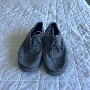 Dark gray Vans authentic shoe size 11
